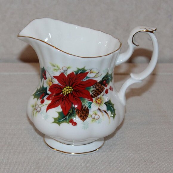 Royal Albert Other - Royal Albert Poinsettia Creamer Pitcher – Beautiful Holiday Elegance